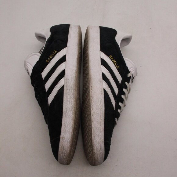 Adidas Originals Gazelle Men's Size 11.5 Black White Athletic Suede Sneakers - Picture 8 of 9